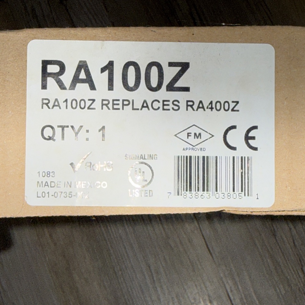 System Sensor Remote Annunciator RA100Z (White)